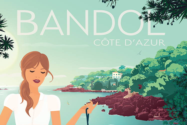 affiche concours Bandol Illustrator